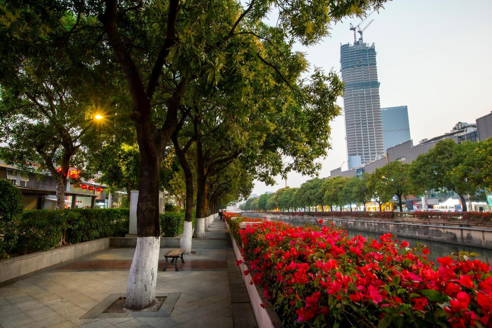 Meihao Mingyue Hotel International Finance City Keyun Road Metro Branch Гуанчжоу Экстерьер фото