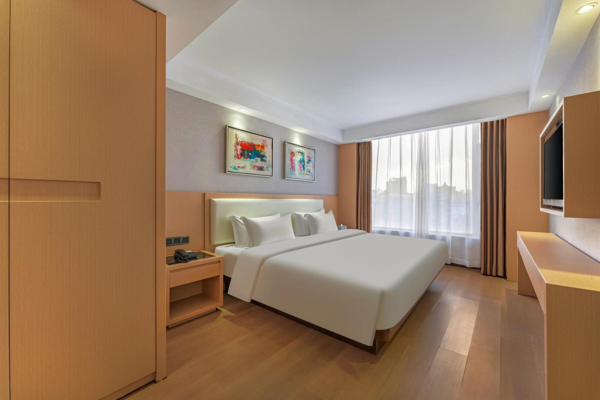 Meihao Mingyue Hotel International Finance City Keyun Road Metro Branch Гуанчжоу Экстерьер фото