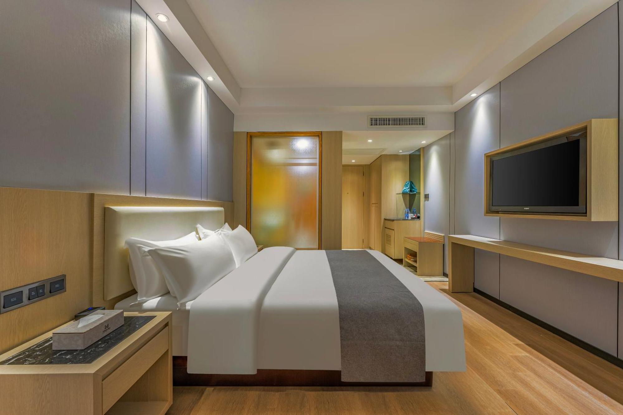 Meihao Mingyue Hotel International Finance City Keyun Road Metro Branch Гуанчжоу Экстерьер фото