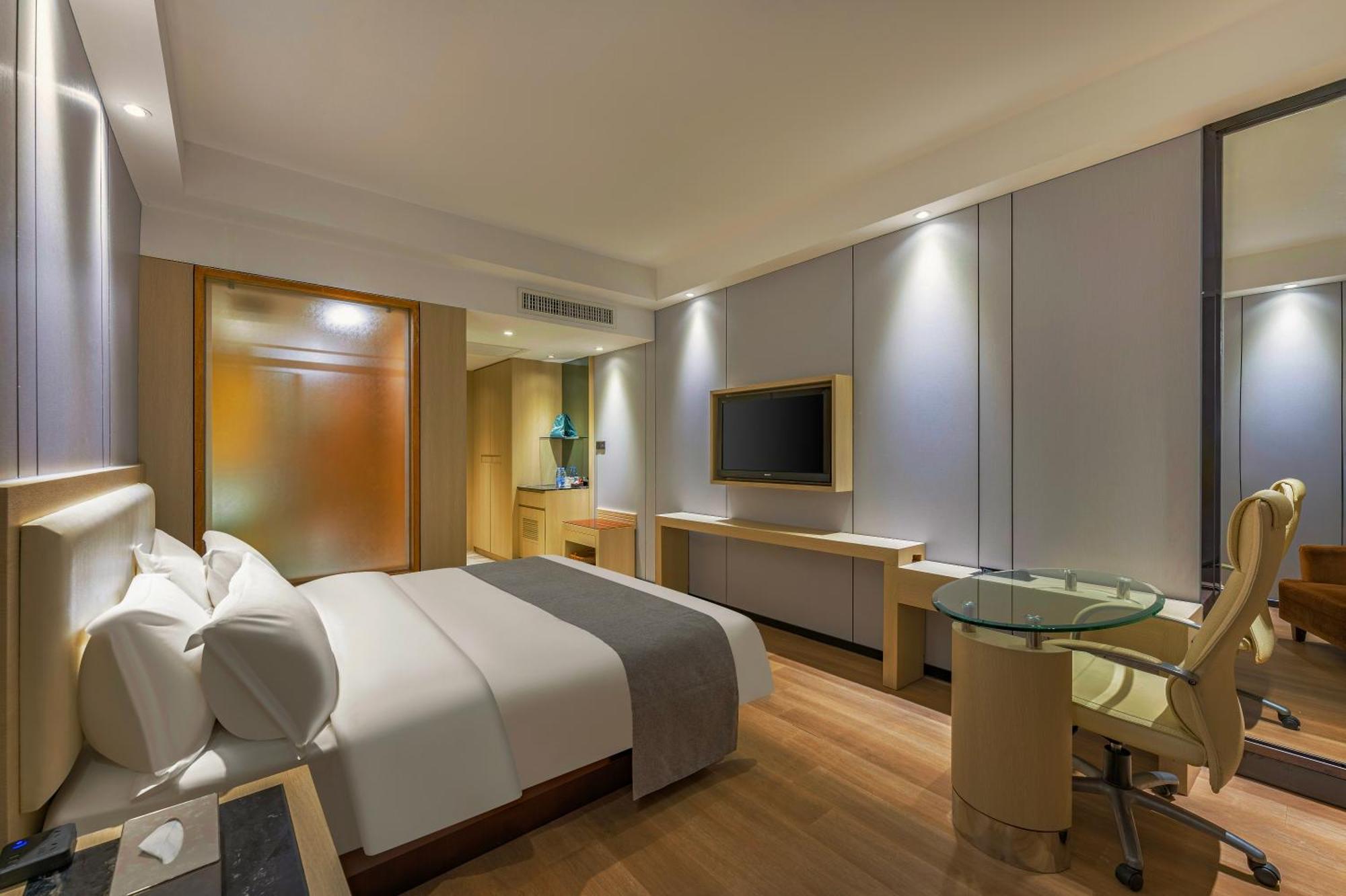 Meihao Mingyue Hotel International Finance City Keyun Road Metro Branch Гуанчжоу Экстерьер фото