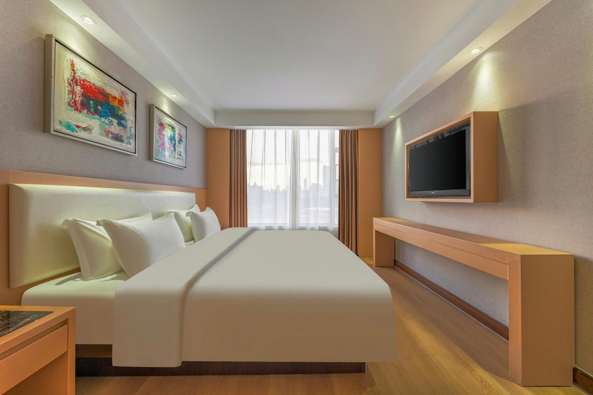 Meihao Mingyue Hotel International Finance City Keyun Road Metro Branch Гуанчжоу Экстерьер фото