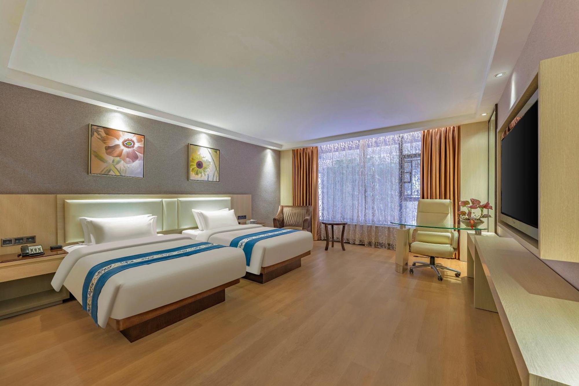 Meihao Mingyue Hotel International Finance City Keyun Road Metro Branch Гуанчжоу Экстерьер фото