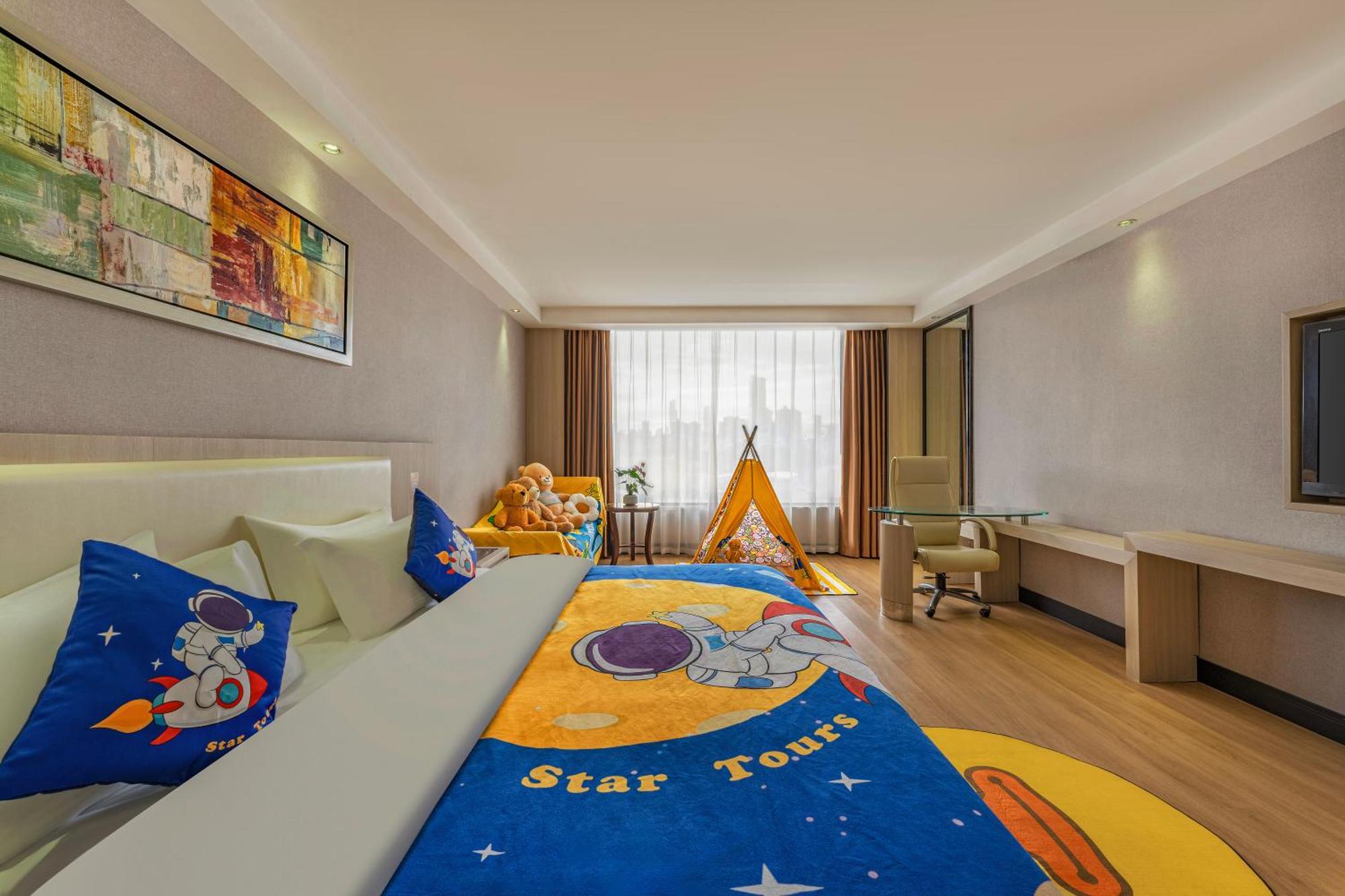 Meihao Mingyue Hotel International Finance City Keyun Road Metro Branch Гуанчжоу Экстерьер фото