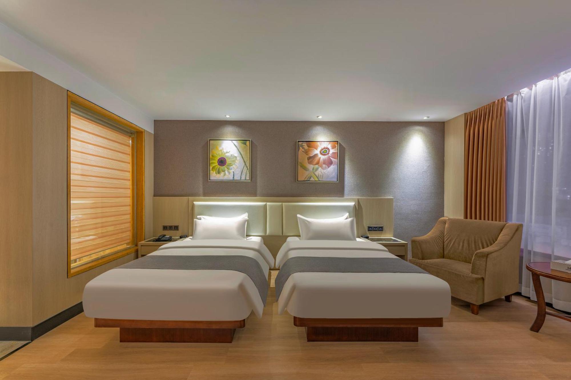 Meihao Mingyue Hotel International Finance City Keyun Road Metro Branch Гуанчжоу Экстерьер фото